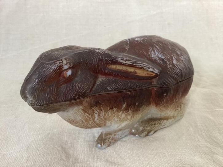 Antiek  Valerystahl. konijn  verzamel object. eind 19e eeuw., Antiek en Kunst, Antiek | Speelgoed, Ophalen of Verzenden