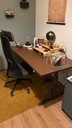 Ikea Idåsen zit/sta bureau incl. Bureaustoel, Huis en Inrichting, Ophalen, Elektrisch, Zo goed als nieuw, Stabureau