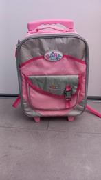 Baby born koffer trolley, Ophalen of Verzenden, Zo goed als nieuw, Babypop