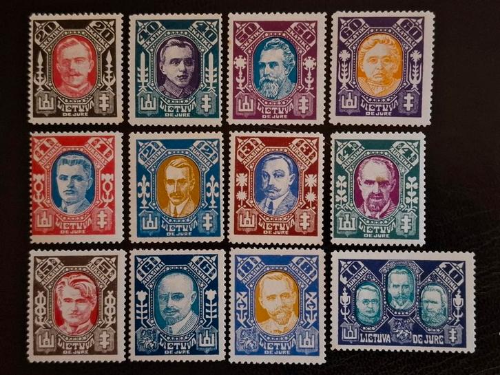 Litouwen 1922 Recognition of Lithuania, Postzegels en Munten, Postzegels | Europa | Overig, Postfris, Overige landen, Ophalen of Verzenden