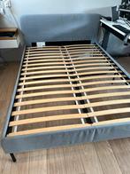 Ikea slattum 140x200 inclusief matras beschermer, Ophalen, Wit, Tweepersoons, 140 cm