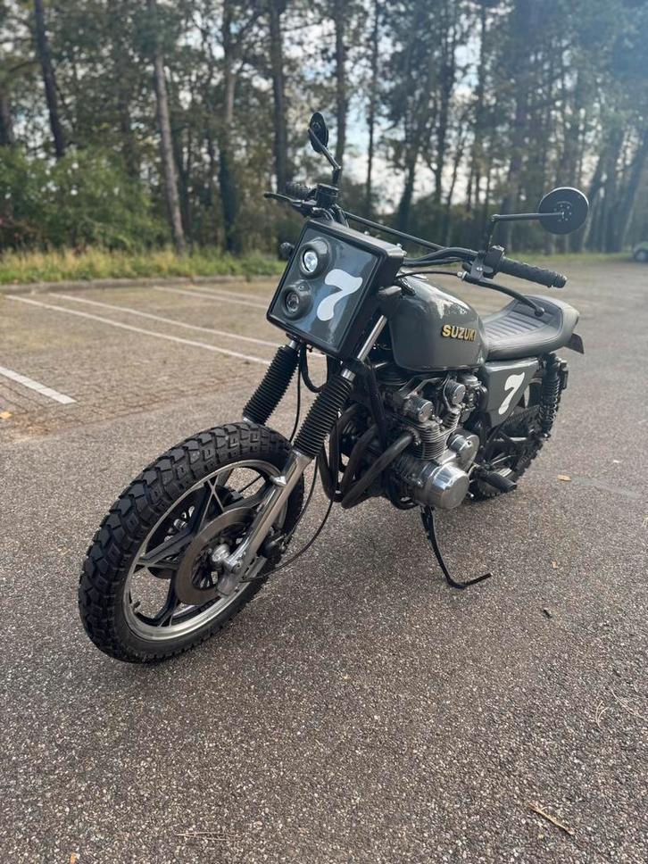 Suzuki GS550 ‘Barry Sheen’ BELASTING VRIJ |GROOT ONDERHOUD |, Motoren, Motoren | Suzuki, Particulier, Naked bike, 12 t/m 35 kW