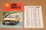 Alle Auto's '76 — Rijk geïllustreerd Jaaroverzicht, Boeken, Auto's | Boeken, Ophalen of Verzenden, Gelezen, Algemeen