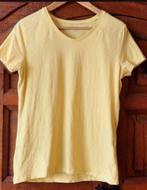 ZGAN🔥【★★★★★】♀️ Shirt【CHARLES VÖGELE】L〔oksl L-R = 57 cm〕geel, Geel, Maat 42/44 (L), Ophalen of Verzenden, Korte mouw