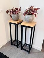 2 degelijke maatwerk sokkels / zuilen., Huis en Inrichting, Woonaccessoires | Zuilen en Pilaren, Ophalen, Gebruikt