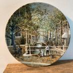 Royal Mosa Wandbord - Grachten van Holland, Antiek en Kunst, Ophalen of Verzenden