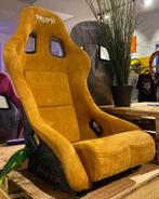 NRG Prisma Ultra Alcantara Tan Pompoen Kuipstoel Sportstoel, Auto diversen, Tuning en Styling, Ophalen of Verzenden