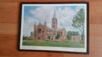 Salisbury kathedraal van de South-west ingelijst., Minder dan 50 cm, Ophalen of Verzenden, Zo goed als nieuw, Foto of Poster