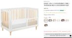 Babyletto Meegroeibed Lolly Ledikant Peuterbed, Ophalen, Gebruikt, 70 tot 85 cm, Minder dan 140 cm