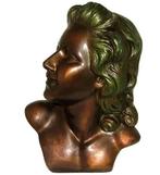 Franse Countertop Art Deco gips buste mannequin, Antiek en Kunst, Ophalen of Verzenden