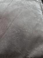 4 Velours Poefs Zandkleur met glans met luxe velours stof, Ophalen, Minder dan 50 cm, Vierkant, Nieuw