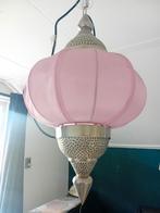 Hanglamp, Riverdale, oosters, satijn stof, roze, Gebruikt, Riverdale, Oosters, Ophalen of Verzenden, Stof