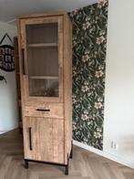Vitrinekast Wandkast mango, Huis en Inrichting, Kasten | Wandmeubels, Ophalen, 200 cm of meer, Zo goed als nieuw, Minder dan 150 cm