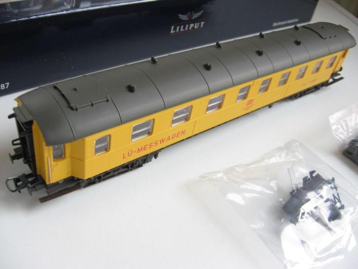 Liliput H0. Lü-Messwagon (voor zwaarlast-transport. L328721., Hobby en Vrije tijd, Modeltreinen | H0, Zo goed als nieuw, Wagon
