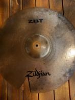Zildjian ZBT 20" ride met reparatie, Ophalen of Verzenden, Gebruikt, Drums of Percussie