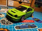 Subaru Impreza Tamiya 1/24 - Limoengroen, Hobby en Vrije tijd, Ophalen of Verzenden, Zo goed als nieuw, Auto