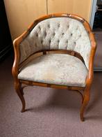 Te koop Antieke fauteuil  mooi houtwerk, Ophalen