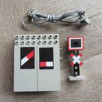 lego 12v seinpaal / seinlicht voor spoorwegovergang, Ophalen of Verzenden, Gebruikt, Lego