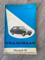 Vraagbaak	Renault	16 R16	1970-1972, Auto diversen, Handleidingen en Instructieboekjes, Ophalen of Verzenden