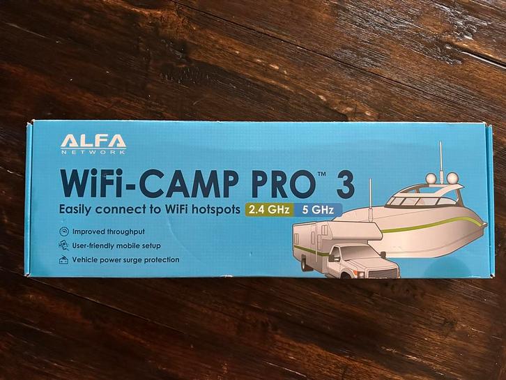 Alfa WiFi-Camp Pro 3 WiFi-versterker, Caravans en Kamperen, Caravan accessoires, Zo goed als nieuw, Ophalen of Verzenden