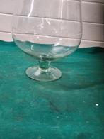 vaas stolp model glas groene gloed, Ophalen of Verzenden