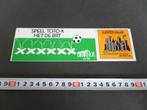 sticker België Speel Toto-X met de BRT  Studio Brussel, Ophalen, Zo goed als nieuw, Bedrijf of Vereniging