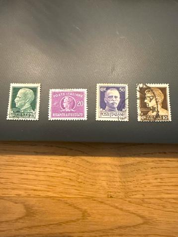 Oude Italiaanse Postzegels beschikbaar voor biedingen