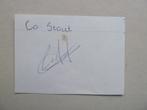Handtekening. Co.Stout.  Telstar, Ophalen of Verzenden, Zo goed als nieuw, Overige binnenlandse clubs, Overige typen
