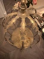 Goudkleurige decoratie kooi - 90x56 cm, Huis en Inrichting, Ophalen of Verzenden, Gebruikt, Metaal