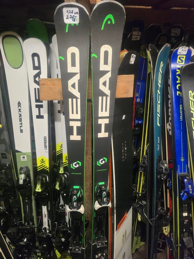 177cm HEAD SUPERSHAPE I.MAGNUM KLEINE BOCHTEN, Sport en Fitness, Skiën en Langlaufen, 160 tot 180 cm, Ophalen of Verzenden, Zo goed als nieuw