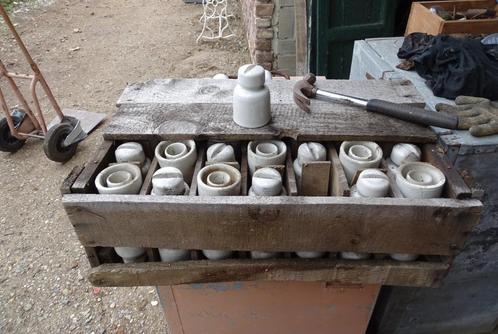 porseleinen isolatoren, Antiek en Kunst, Curiosa en Brocante, Ophalen