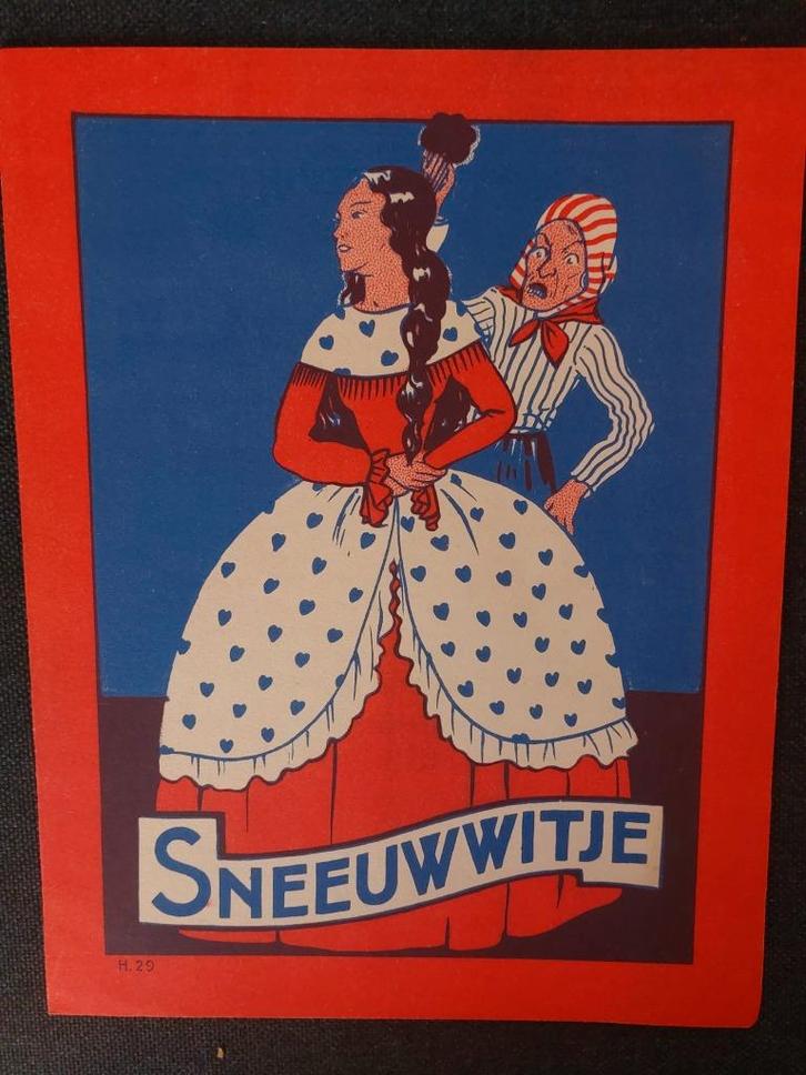 Oud Prentenboek Sneeuwwitje Sprookje, Boeken, Prentenboeken en Plaatjesalbums, Gelezen, Prentenboek, Ophalen of Verzenden