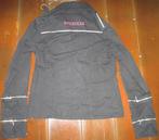 Gothic Overseas Blouse zwart met roze en stoere details., Ophalen of Verzenden, Nieuw, Maat 38/40 (M), Zwart