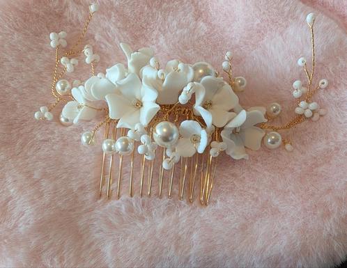 Bruidshaarspeld - handgemaakt, Sieraden, Tassen en Uiterlijk, Uiterlijk | Haarverzorging, Nieuw, Haarspeld, Ophalen of Verzenden