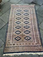 Vintage Handgeknoopt Tapijt - 94x165 cm, Gebruikt, Beige, 150 tot 200 cm, Rechthoekig