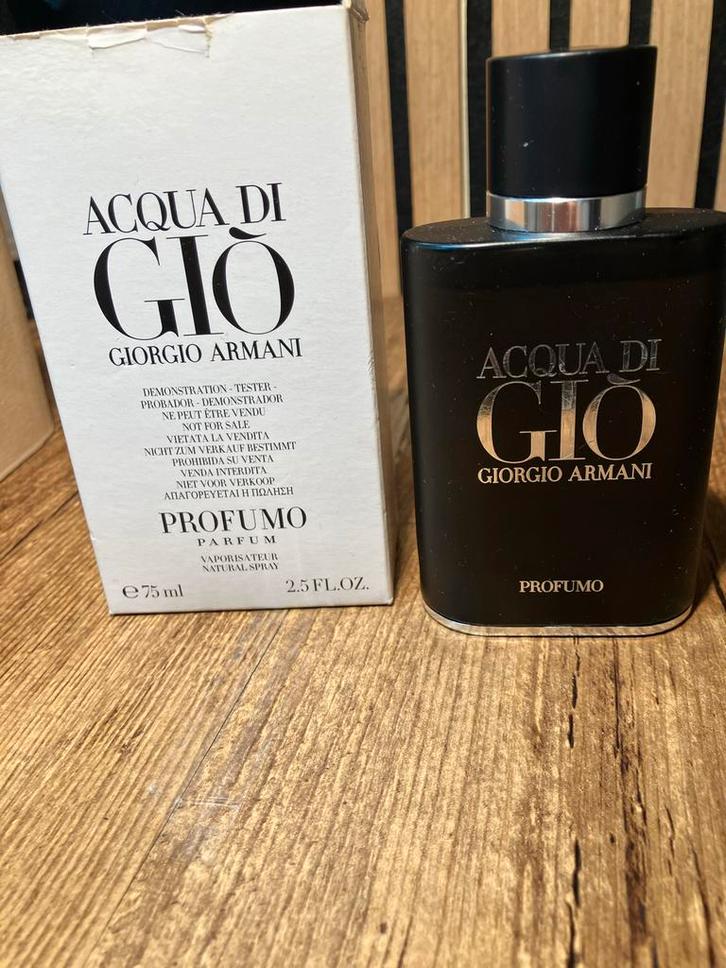 Giorgio Armani Acqua di Gio Profumo 75ml, Sieraden, Tassen en Uiterlijk, Uiterlijk | Parfum, Zo goed als nieuw, Ophalen of Verzenden