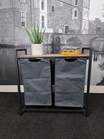 Wasmand met twee waszakken - 92Liter - Wasmanden - Nieuw!, Ophalen, Zo goed als nieuw, Grijs, Overige typen