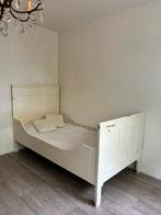 Brocante bed  eenpersoons, Ophalen, Gebruikt, Eenpersoons, Wit