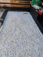Wit siergrind (kleine korrel) incl. grindmatten, Tuin en Terras, Grind, Keien en Split, Ophalen, Wit, Nieuw, Grind