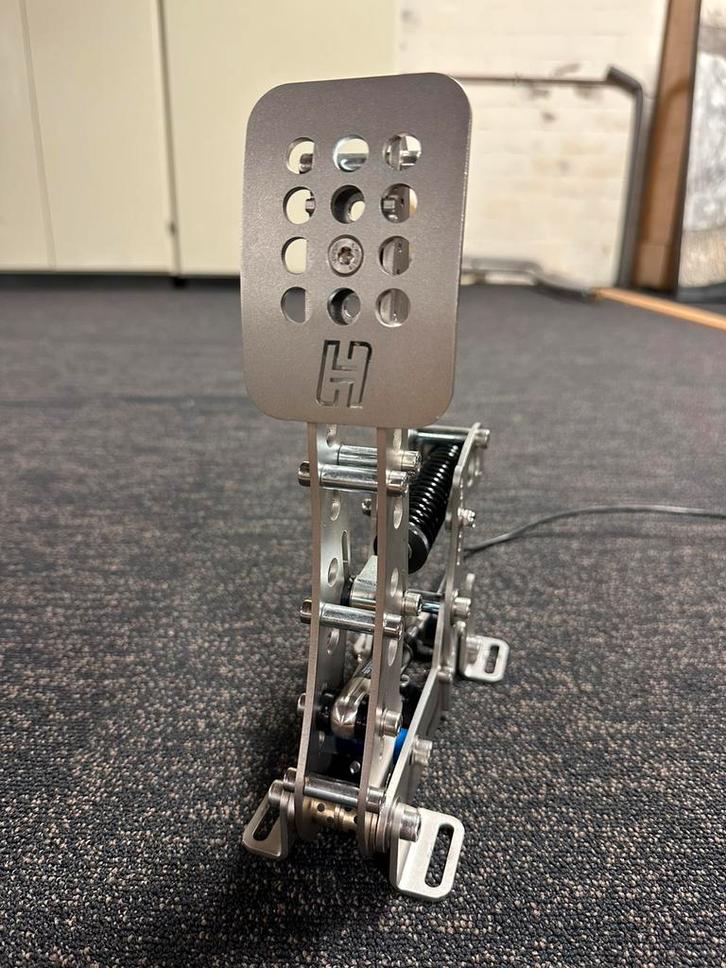 Heusinkveld Ultimate + Clutch Zilver, Computers en Software, Joysticks, Zo goed als nieuw, Ophalen of Verzenden