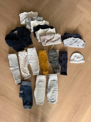 20 delig baby Kledingpakket mt 50-56  met o.a. noppies, z8, beschikbaar voor biedingen