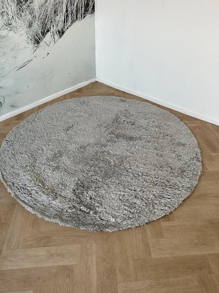 Brinker Berbera rond 200cm silver vloerkleed, Huis en Inrichting, Stoffering | Tapijten en Kleden, Nieuw, 200 cm of meer, 200 cm of meer