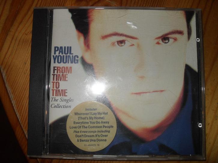 CD PAUL YOUNG-FROM TOME TO TIME:THE SINGLES COLLECTION., Cd's en Dvd's, Cd's | Pop, Zo goed als nieuw, 1980 tot 2000, Ophalen of Verzenden