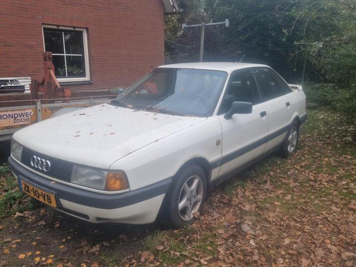 Audi 80 1.6 benzine/LPG, Auto's, Audi, Particulier, Overige brandstoffen, Sedan, Handgeschakeld, Origineel Nederlands, Wit, Voorwielaandrijving