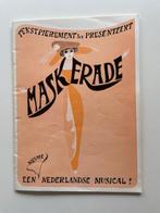 Maskerade musical programmaboekje, Boeken, Kunst en Cultuur | Dans en Theater, Gelezen, Ophalen of Verzenden, Zie beschrijving