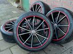 5x112 - 18 INCH BELVEDERE - VW GTI / TCR/ R VELGEN + BANDEN., Auto-onderdelen, Banden en Velgen, Ophalen, 18 inch, Banden en Velgen
