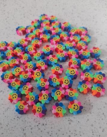 Polymeer regenboog bloemen kralen "nieuw"   beschikbaar voor biedingen