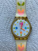 Vintage Swatch Dameshorloge Bloemen, Kunststof, Gebruikt, Polshorloge, Swatch