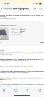 Velux dakraam rolgordijn, lichtgrijs. GGL 4, Ophalen of Verzenden, Gebruikt, 50 tot 100 cm, Minder dan 100 cm
