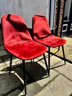 4 rode stoelen, Huis en Inrichting, Ophalen of Verzenden, Zo goed als nieuw, Rood, Vijf, Zes of meer stoelen